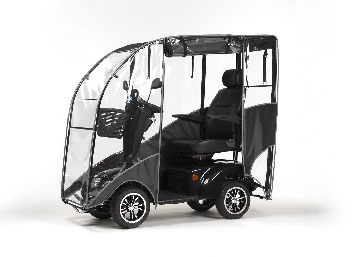 Кресло-коляска инвалидная (скутер) складная с электроприводом Carpo 2 Eco Vermeiren купить в OrtoMir24